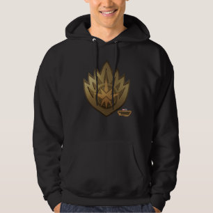 Veste À Capuche Gardiens de la Galaxie Insigne Doré