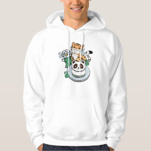 Veste À Capuche Gâteau du Tigre Kawaii, Amabie Yokai & Panda