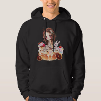Veste À Capuche Gâteaux mignons de fille et de kawaii