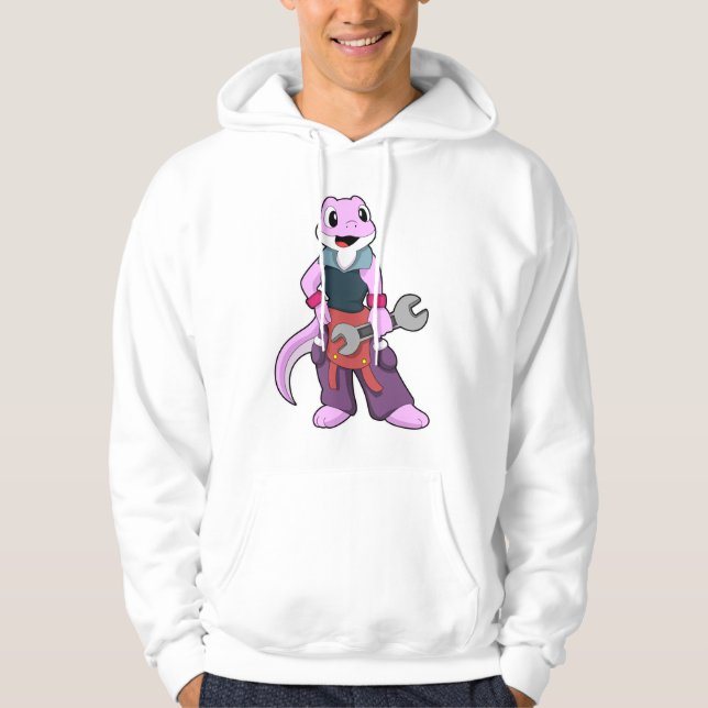 Veste À Capuche Geko comme Mécanique avec clé (Devant)
