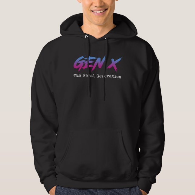 Veste À Capuche Gen X - Génération Feral (Devant)