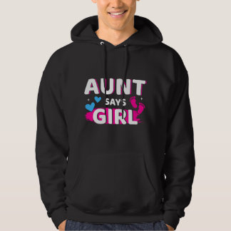 Veste À Capuche Gender reveal aunt says girl matching family baby 