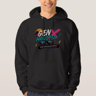 Veste À Capuche Génération X, Gen Xhausted, Rétro, nostalgique,