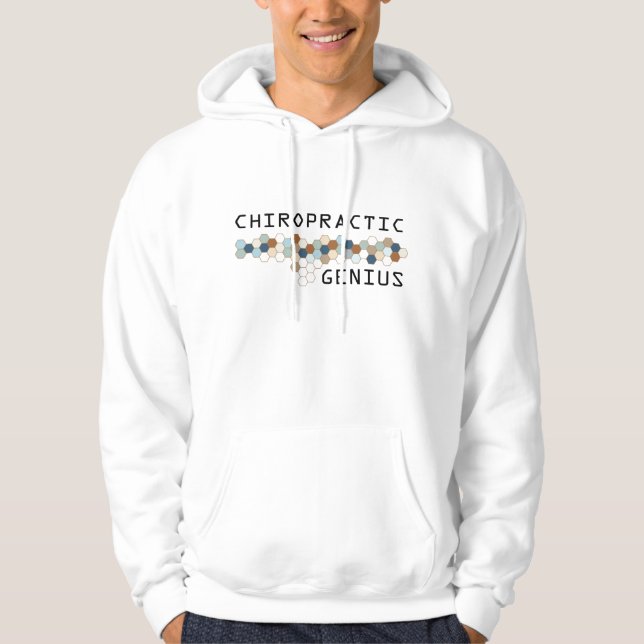 Veste À Capuche Génie de chiropractie (Devant)