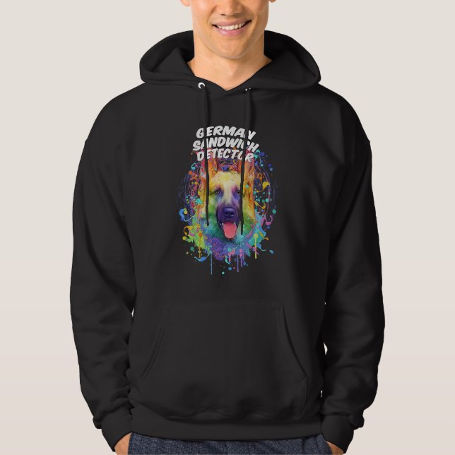 Veste À Capuche German Sandwich Detector  German Shepherd Humor Sh (Devant)