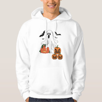 Veste À Capuche Ghost Halloween Sweatshirt,