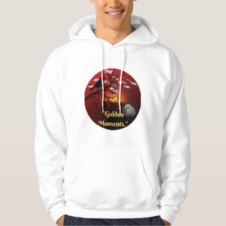 Veste À Capuche Golden Moments Nature Silhouette Sunset Illustrati