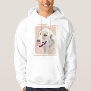 Veste À Capuche Golden Retriever avec Tennis Ball Peinture Chien A