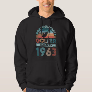 Veste À Capuche Golfeur né en 1963 Golfing 60th Birthday Gift Dad