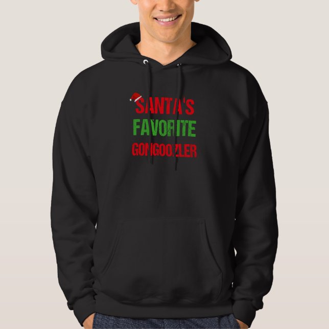 Veste À Capuche Gongoozler Funny Pajama Noël (Devant)