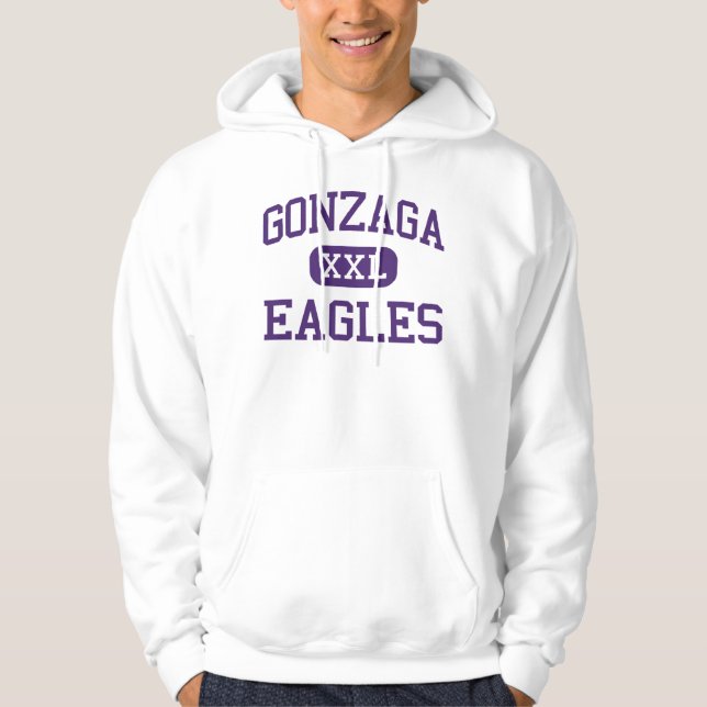 Veste À Capuche Gonzaga - Eagles - université - Washington (Devant)