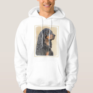 Veste À Capuche Gordon Setter Peinture - Joli art original chien