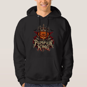Veste À Capuche Gothic Halloween Roi Citrouille