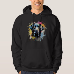 Veste À Capuche Graffiti coloré du Black Lab
