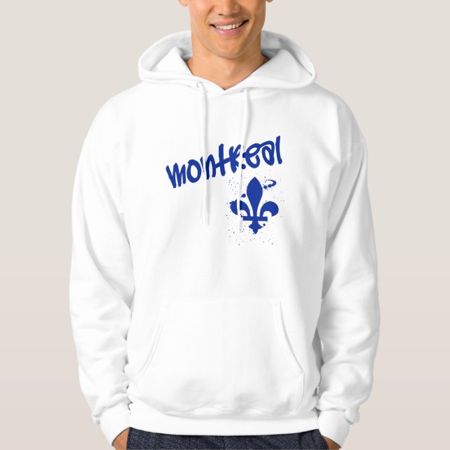 Veste À Capuche Graffiti de Montréal (Devant)