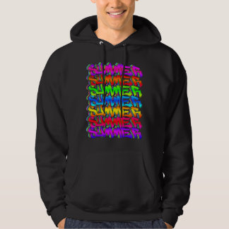Veste À Capuche Graffiti Vintage ÉTÉ-Rétro Coloré Été