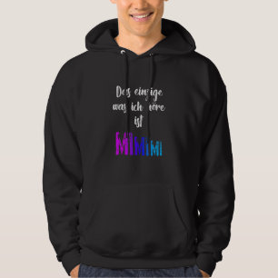 Veste À Capuche Grammar Meckern Le Seul Mimimi