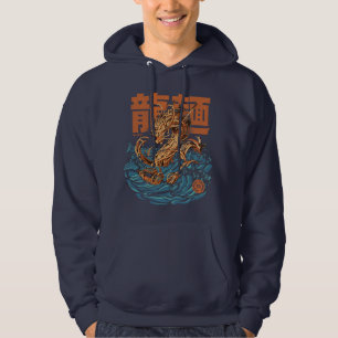 Veste À Capuche Grand Dragon de Ramen au large de Kanagawa