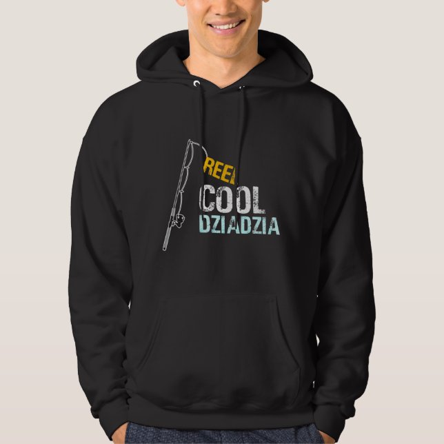 Veste À Capuche Grand-père polonais de Pologne Cool Reel Dziad (Devant)