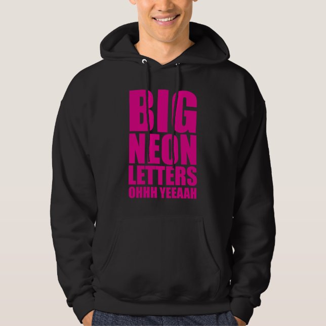 Veste À Capuche Grandes lettres au néon (Devant)