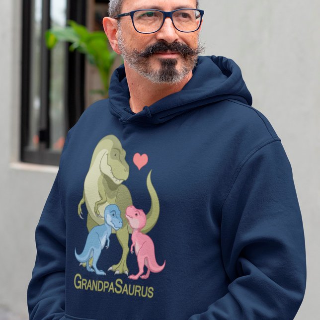 Veste À Capuche GrandpaSaurus T-Rex et bébé garçon Dinosaures fill (Créateur téléchargé)