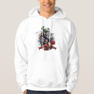 Veste À Capuche Graphique d'attaque des Avengers