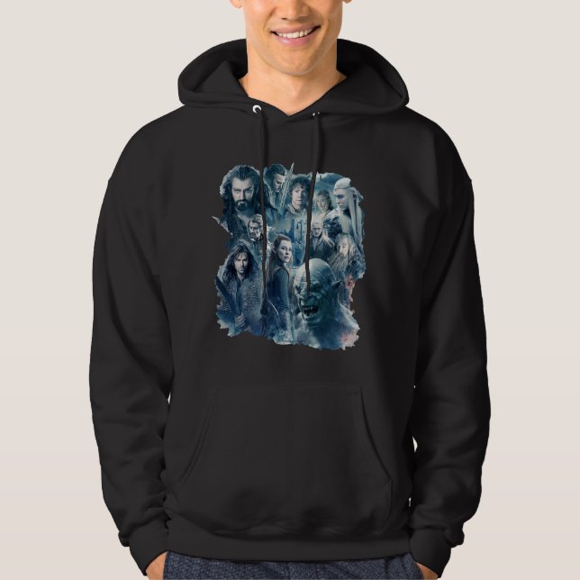 Veste À Capuche Graphique de caractères des cinq armées (Devant)