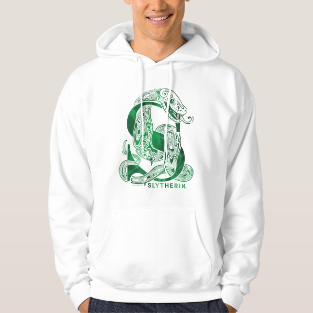 Veste À Capuche Graphique de Harry Potter | Aguamenti SLYTHERIN™ (Devant)