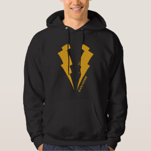 Veste À Capuche Graphique des boulons de foudre noirs
