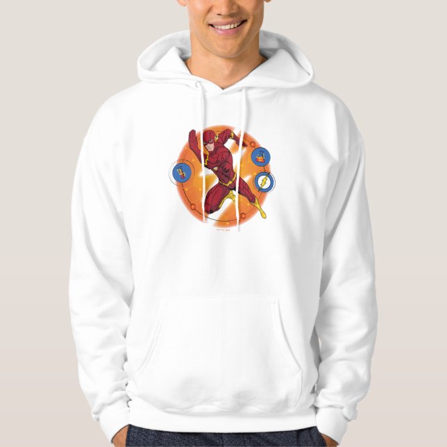 Veste À Capuche Graphique d'exécution du laboratoire Flash de dess (Devant)