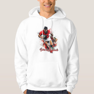 Veste À Capuche Graphiques et texte pour les fans de football