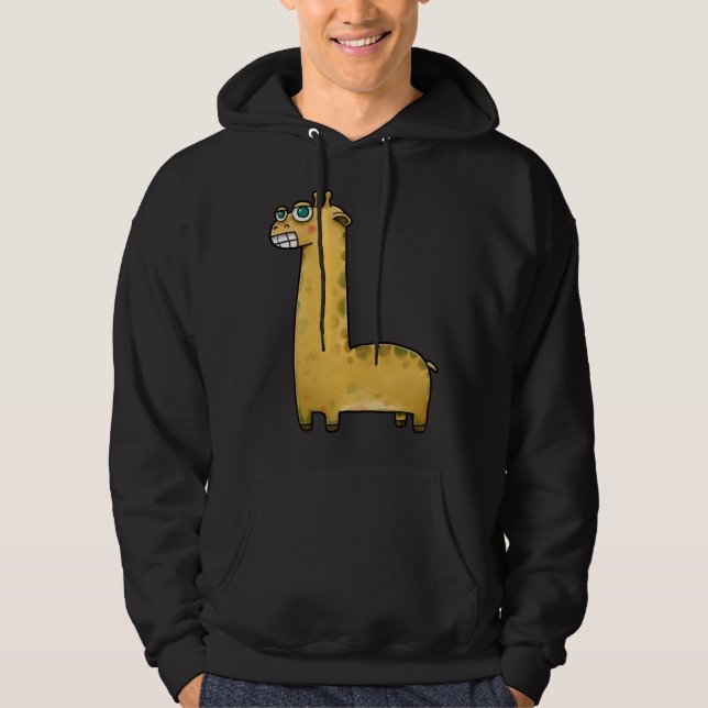 Veste À Capuche Graphisme de girafe mignon (Devant)