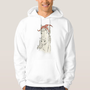 Veste À Capuche Graphismes de bandana de cheval drôle de cheval à