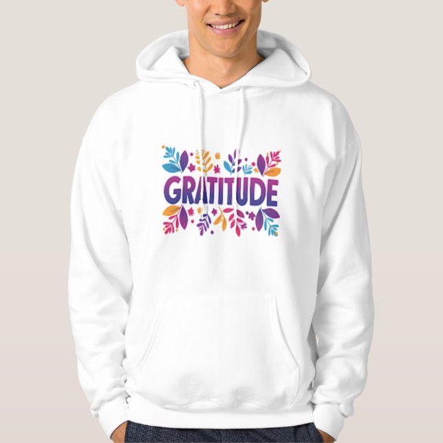 Veste À Capuche Gratitude (Devant)
