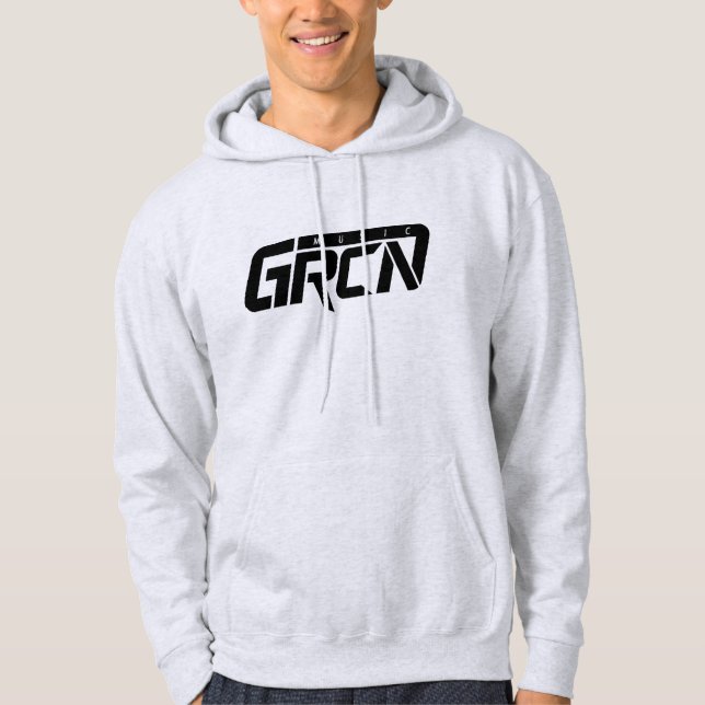 Veste À Capuche GRCN Music (Logo noir) (Devant)