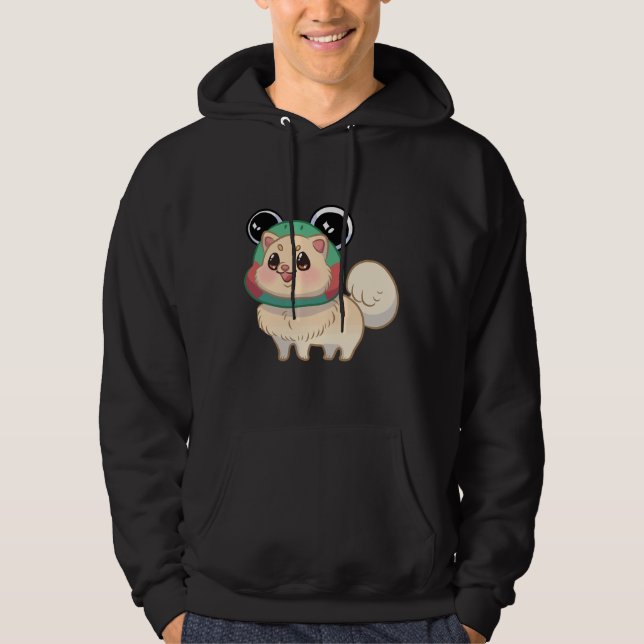 Veste À Capuche Grenouille de Poméranie (Devant)