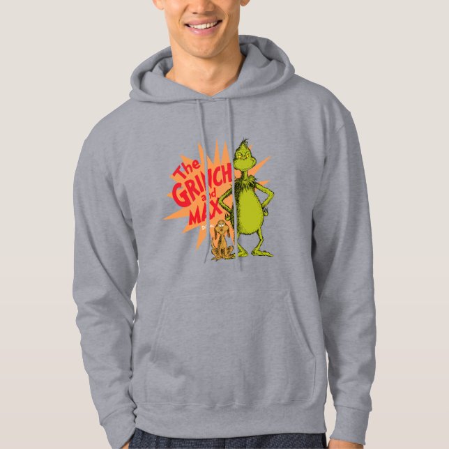 Veste À Capuche Grille | Grinch & Max Starburst (Devant)