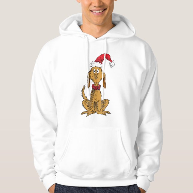 Veste À Capuche Grinch classique | Max - Santa Hat (Devant)