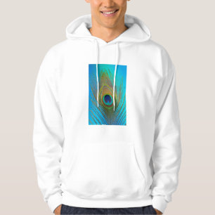 Veste À Capuche Gros plan de plume de paon