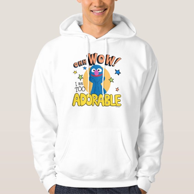 Veste À Capuche Grover | Je Suis Trop Adorable (Devant)