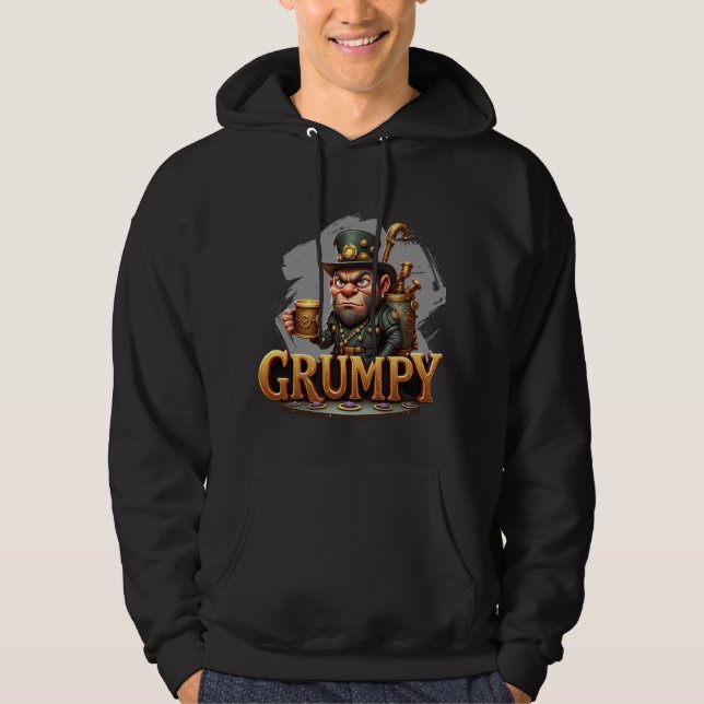 Veste À Capuche Grumpy Hoodie – Funny Attitude hoodie (Devant)