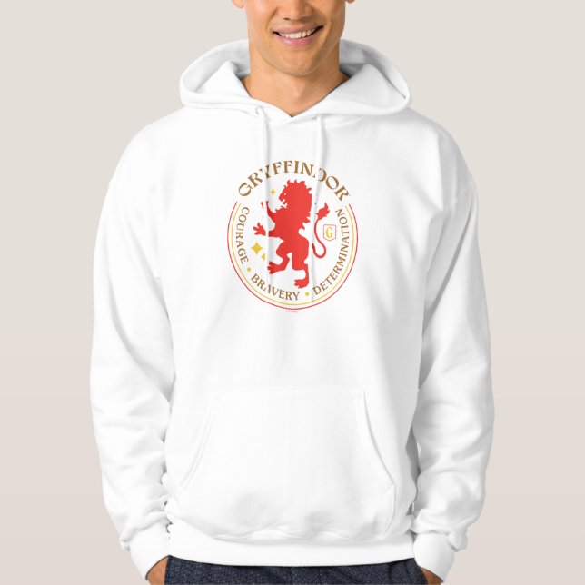 Veste À Capuche GRYFFINDOR™ Red Lion House Pride Badge (Devant)