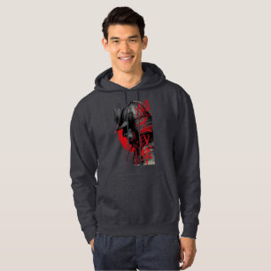 Veste À Capuche Guerrier Samouraï Éclectique Art à l'encre japonai