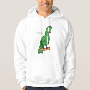 Veste À Capuche Guinée turaco bird cartoon