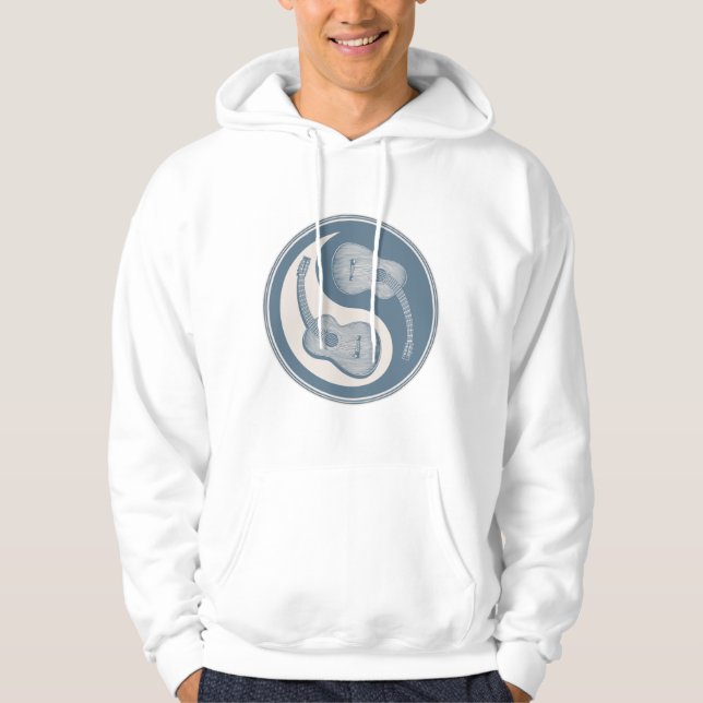 Veste À Capuche Guitare classique Yin Yang (Devant)