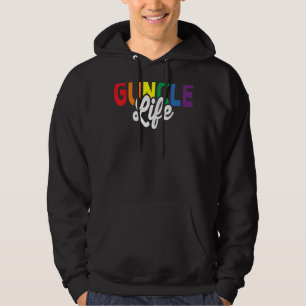 Veste À Capuche Guncle Life Fière Gay Uncle Lgbt Pride