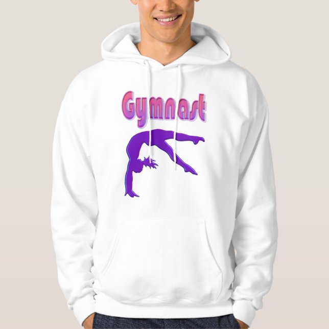 Veste À Capuche Gymnaste Power Tumbling Purple Metallen (Devant)