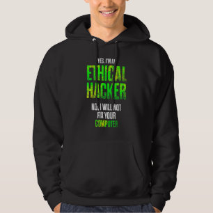 Veste À Capuche Hacker éthique Cybersécurité It Pen Tester