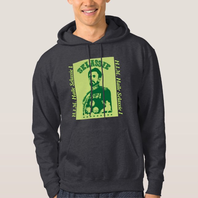Veste À Capuche Haile Selassie I H.I.M. (Devant)