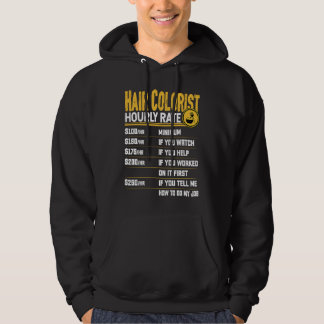 Veste À Capuche Hair Colorist Hair Stylist Barber Hairdresser Hour